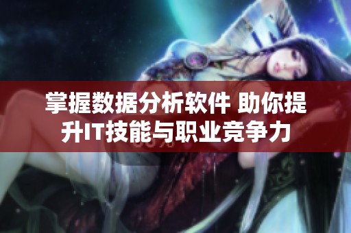 掌握数据分析软件 助你提升IT技能与职业竞争力