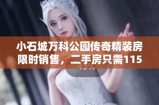 小石城万科公园传奇精装房限时销售，二手房只需115万