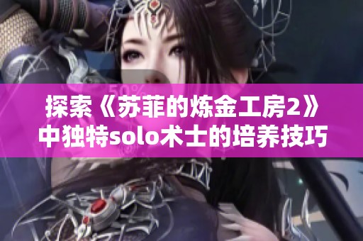 探索《苏菲的炼金工房2》中独特solo术士的培养技巧与策略