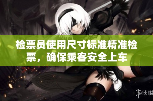 检票员使用尺寸标准精准检票，确保乘客安全上车