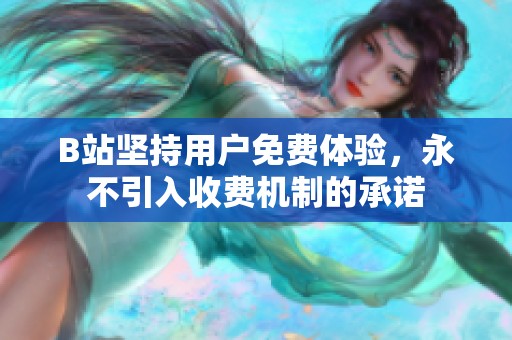 B站坚持用户免费体验，永不引入收费机制的承诺