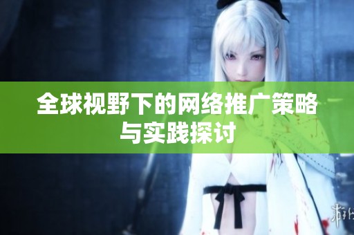 全球视野下的网络推广策略与实践探讨