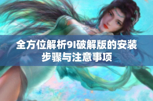 全方位解析9I破解版的安装步骤与注意事项