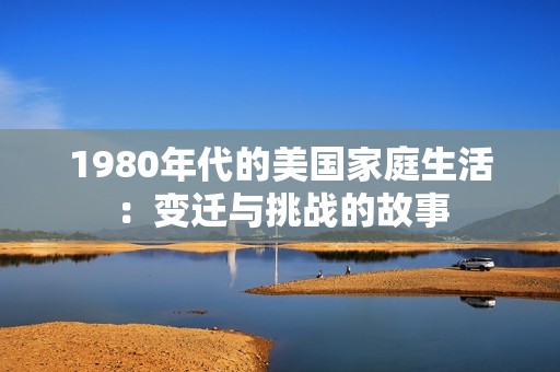 1980年代的美国家庭生活：变迁与挑战的故事