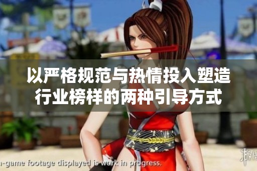 以严格规范与热情投入塑造行业榜样的两种引导方式