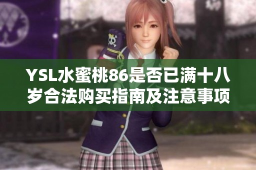 YSL水蜜桃86是否已满十八岁合法购买指南及注意事项