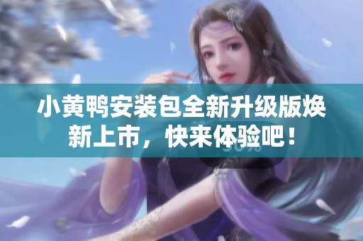 小黄鸭安装包全新升级版焕新上市，快来体验吧！