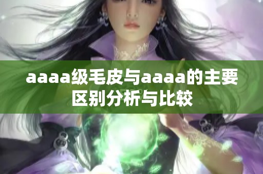 aaaa级毛皮与aaaa的主要区别分析与比较