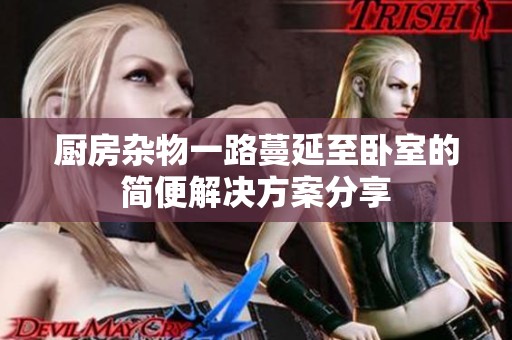 厨房杂物一路蔓延至卧室的简便解决方案分享