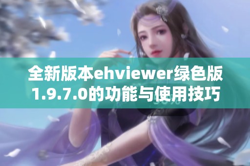 全新版本ehviewer绿色版1.9.7.0的功能与使用技巧解析