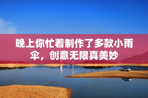 晚上你忙着制作了多款小雨伞，创意无限真美妙