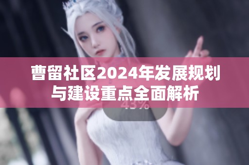 曹留社区2024年发展规划与建设重点全面解析