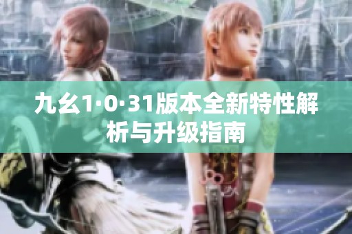九幺1·0·31版本全新特性解析与升级指南