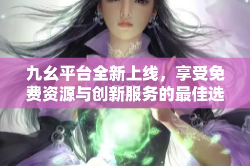 九幺平台全新上线，享受免费资源与创新服务的最佳选择