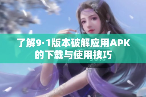 了解9·1版本破解应用APK的下载与使用技巧