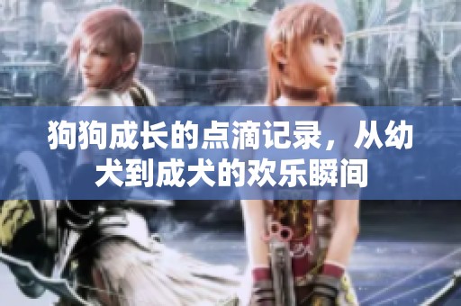 狗狗成长的点滴记录，从幼犬到成犬的欢乐瞬间