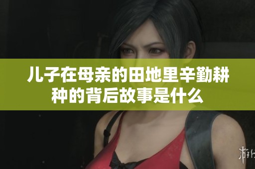 儿子在母亲的田地里辛勤耕种的背后故事是什么