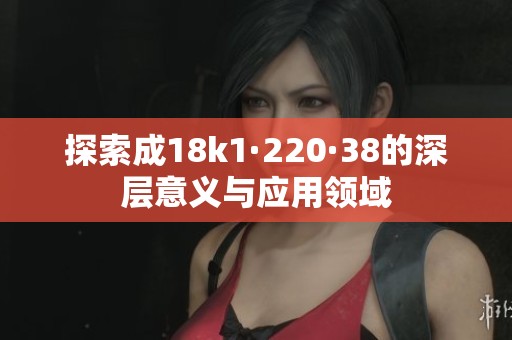探索成18k1·220·38的深层意义与应用领域