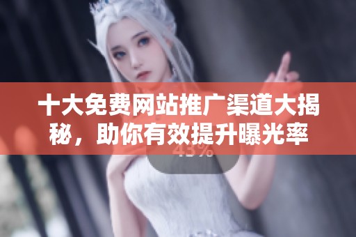 十大免费网站推广渠道大揭秘，助你有效提升曝光率