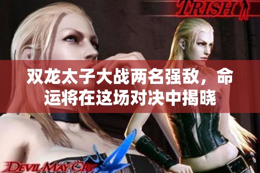 双龙太子大战两名强敌，命运将在这场对决中揭晓