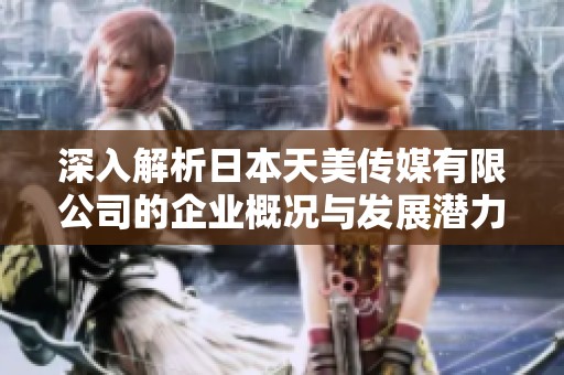 深入解析日本天美传媒有限公司的企业概况与发展潜力