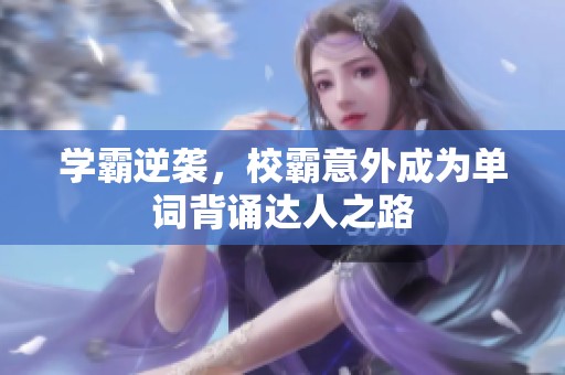 学霸逆袭，校霸意外成为单词背诵达人之路
