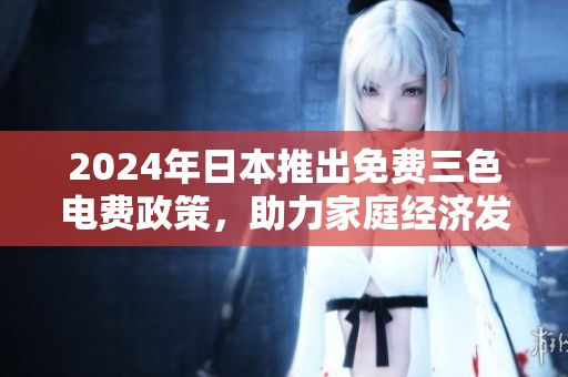 2024年日本推出免费三色电费政策，助力家庭经济发展