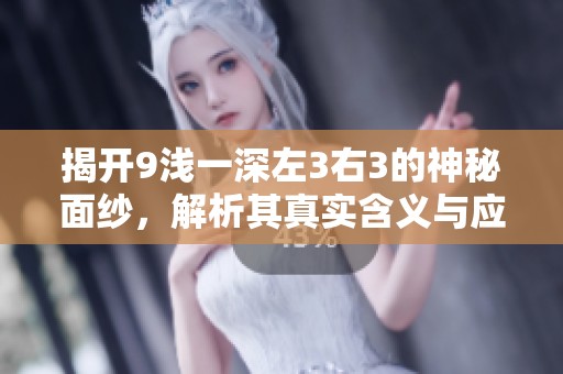 揭开9浅一深左3右3的神秘面纱，解析其真实含义与应用