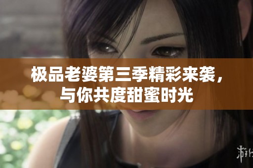极品老婆第三季精彩来袭，与你共度甜蜜时光