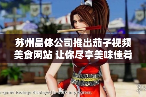 苏州晶体公司推出茄子视频美食网站 让你尽享美味佳肴