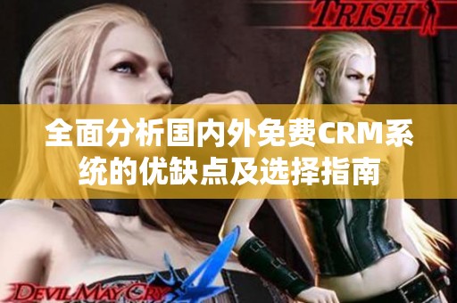全面分析国内外免费CRM系统的优缺点及选择指南