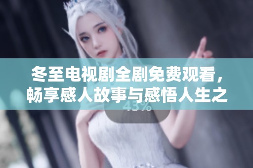 冬至电视剧全剧免费观看，畅享感人故事与感悟人生之旅