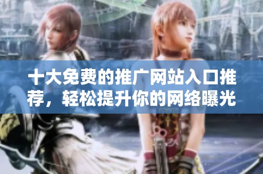 十大免费的推广网站入口推荐，轻松提升你的网络曝光率