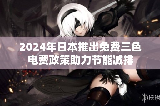 2024年日本推出免费三色电费政策助力节能减排