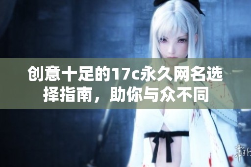 创意十足的17c永久网名选择指南，助你与众不同