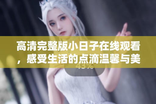 高清完整版小日子在线观看，感受生活的点滴温馨与美好