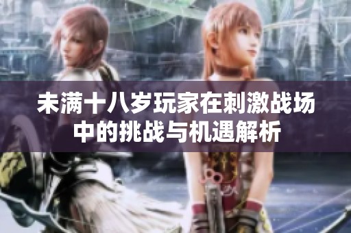 未满十八岁玩家在刺激战场中的挑战与机遇解析