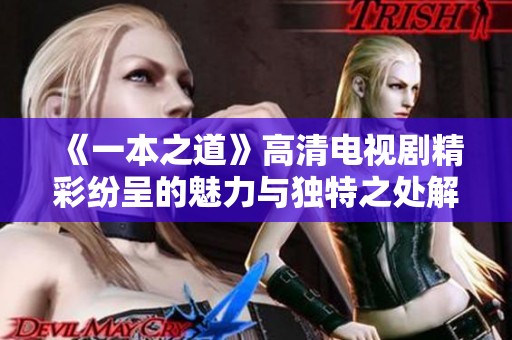 《一本之道》高清电视剧精彩纷呈的魅力与独特之处解析