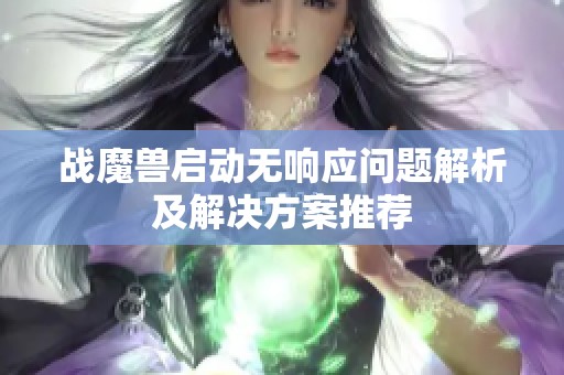 战魔兽启动无响应问题解析及解决方案推荐