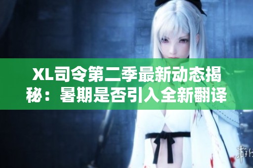 XL司令第二季最新动态揭秘：暑期是否引入全新翻译版本？