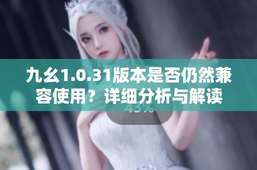 九幺1.0.31版本是否仍然兼容使用？详细分析与解读