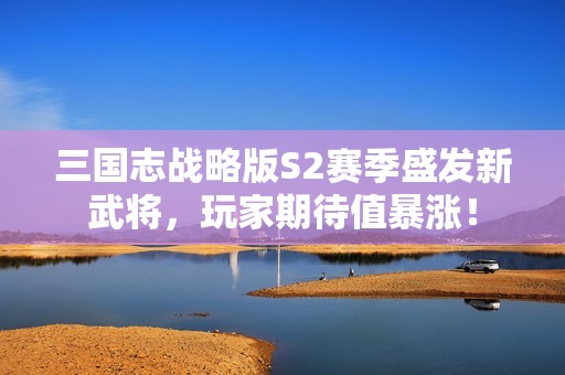 三国志战略版S2赛季盛发新武将，玩家期待值暴涨！