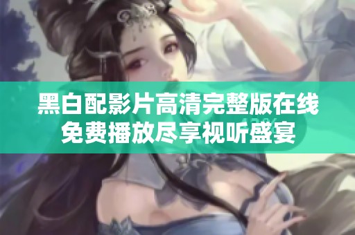 黑白配影片高清完整版在线免费播放尽享视听盛宴