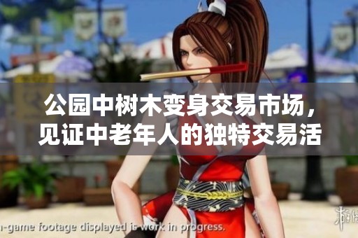 公园中树木变身交易市场，见证中老年人的独特交易活动