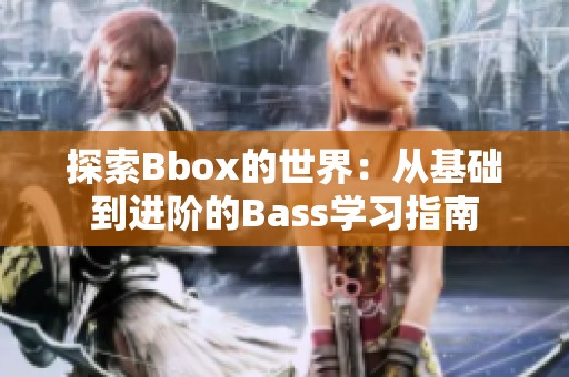 探索Bbox的世界：从基础到进阶的Bass学习指南