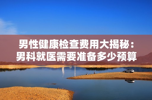 男性健康检查费用大揭秘：男科就医需要准备多少预算呢