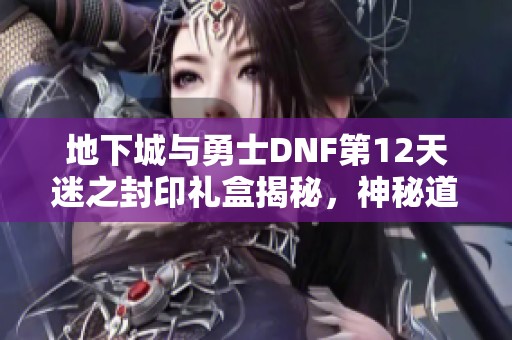 地下城与勇士DNF第12天迷之封印礼盒揭秘，神秘道具及珍稀奖励全面解析