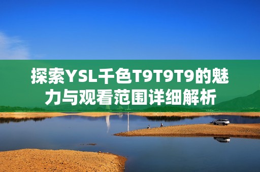 探索YSL千色T9T9T9的魅力与观看范围详细解析