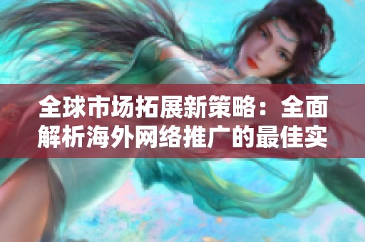 全球市场拓展新策略：全面解析海外网络推广的最佳实践