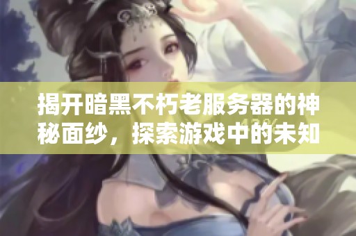 揭开暗黑不朽老服务器的神秘面纱，探索游戏中的未知秘密区域